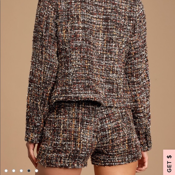 Lulus Tweed blazer & shorts set - Picture 4 of 6